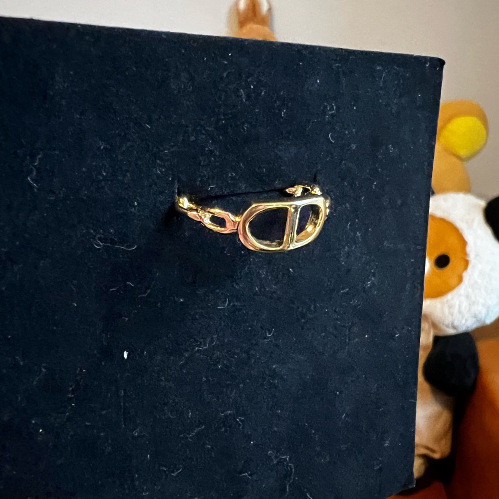 18k Gold filled Ring Chain Style - Picture 3 of 8